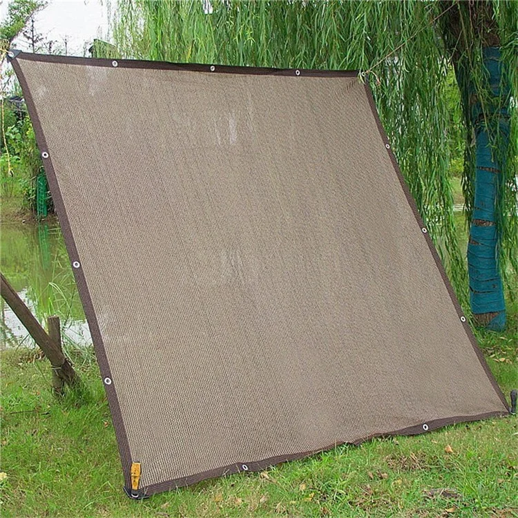 1 x 6m 120g Malla de sombra de jardín HDPE para exteriores Protección UV Malla de bloqueo solar con cuerda
