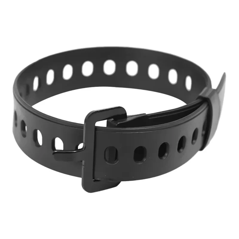 45x2.5cm Multipurpose Tie Down Strap Travel Quick Release Luggage Cargo Rubber Binding Cord - Black