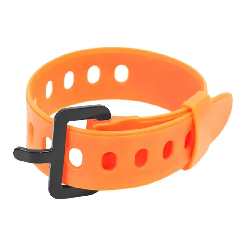 Sangle d'arrimage multifonction de 30x2.5 cm, à libération rapide, pour bagages et cargaison, avec cordon de fixation en caoutchouc - Orange