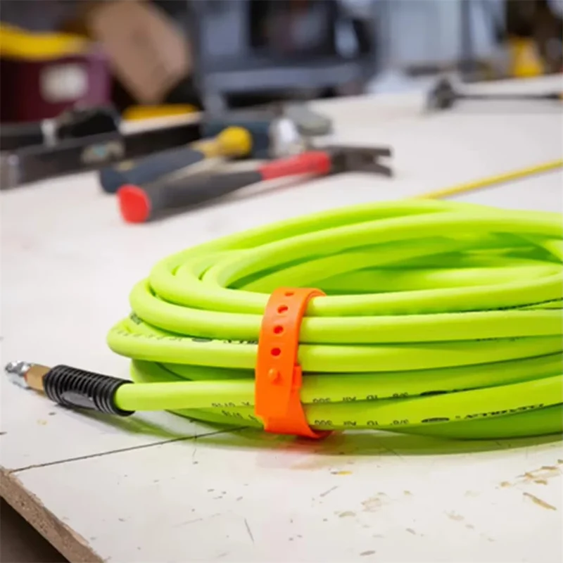 Sangle d'arrimage multifonction de 30x2.5 cm, à libération rapide, pour bagages et cargaison, avec cordon de fixation en caoutchouc - Orange