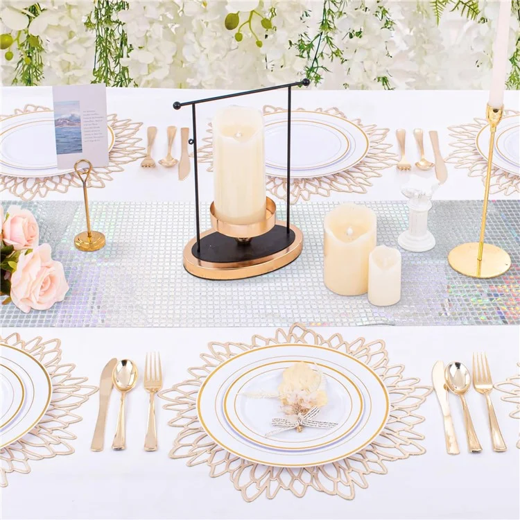 Camino de mesa de lentejuelas con efecto espejo de 30x180 cm, decoración europea para boda, fiesta y Año Nuevo