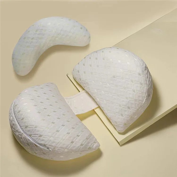 Schwangerschaftskissen Seitenschlaf 30° Keilform Bauchstützkissen für Schlaf von Schwangeren - UMORFIL Schutzhülle Kissen + Halbmondkissen