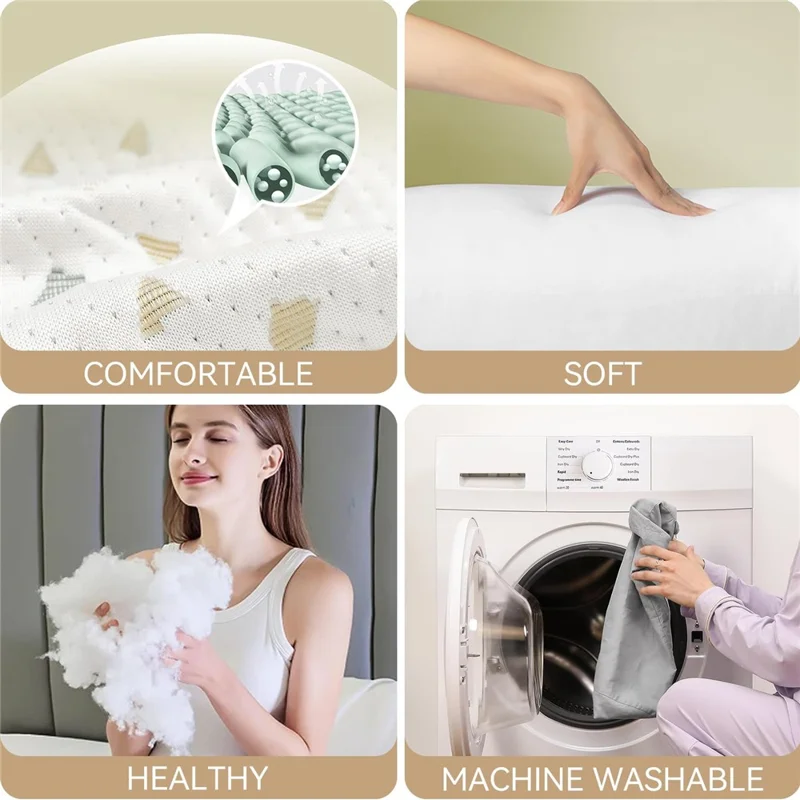 Pregnancy Pillow Side Sleeping 30° Wedge Shape Belly Support Cushion for Pregnant Women's Sleep - COOLMAX Shell Pillow + Crescent Pillow