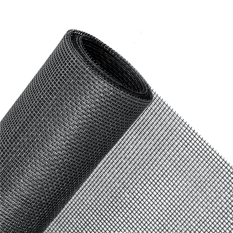 Fiberglas-Insektenschutznetz Einfach zu installierendes Fenstergitter 200 x 200 cm Für DIY Heim- / Außenbereich - Schwarz