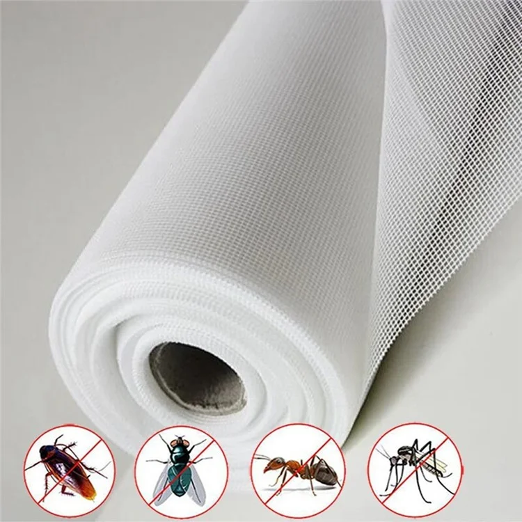 Fiberglas-Insektenschutznetz Einfach zu installierendes Fenstergitter 200 x 200 cm Für DIY Heim- / Außenbereich - Schwarz