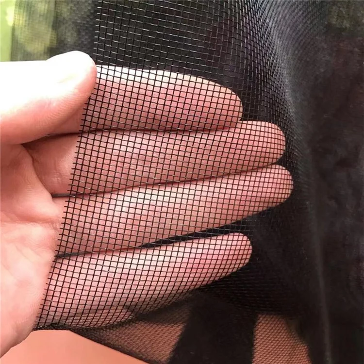 Fiberglas-Insektenschutznetz Einfach zu installierendes Fenstergitter 200 x 200 cm Für DIY Heim- / Außenbereich - Schwarz
