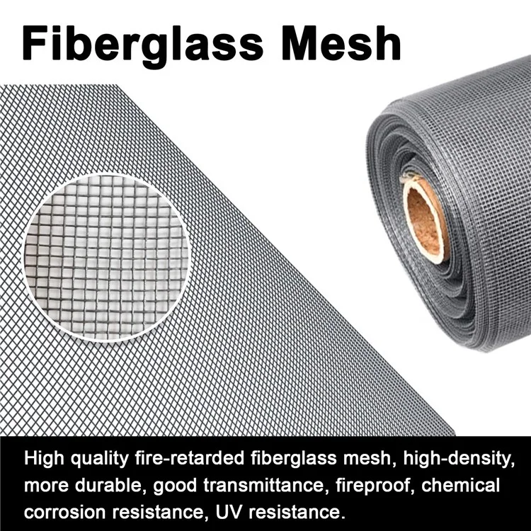 Tela magnética contra mosquitos de 200 x 200 cm Tela de fibra de vidro para janela doméstica Cortina de rede contra insetos - Branco+Cinza