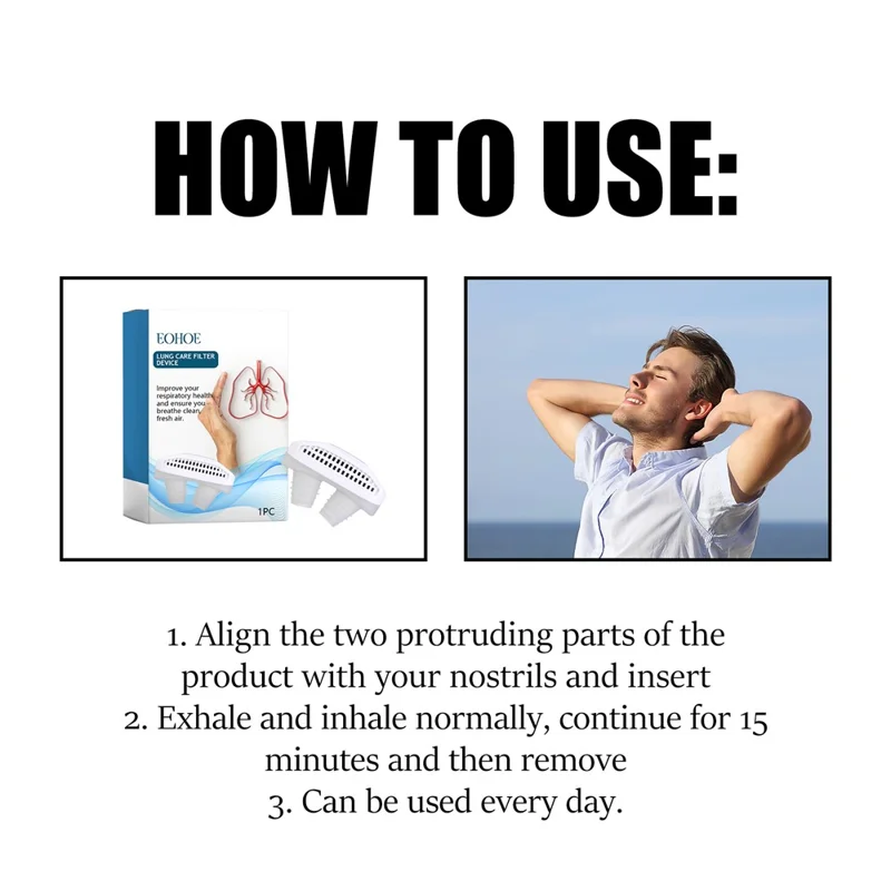 EOHOE EOA08-A008-1-WH1 Nasal Care Device Nose Cleaner Relieves Runny Nose Throat Discomfort