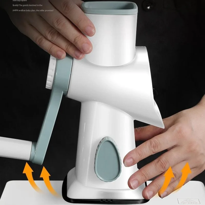 Hand Crank Ice Shaver Machine Snow Cone Maker Home Street Vendors Shaved Ice Crusher (BPA Free, No FDA)