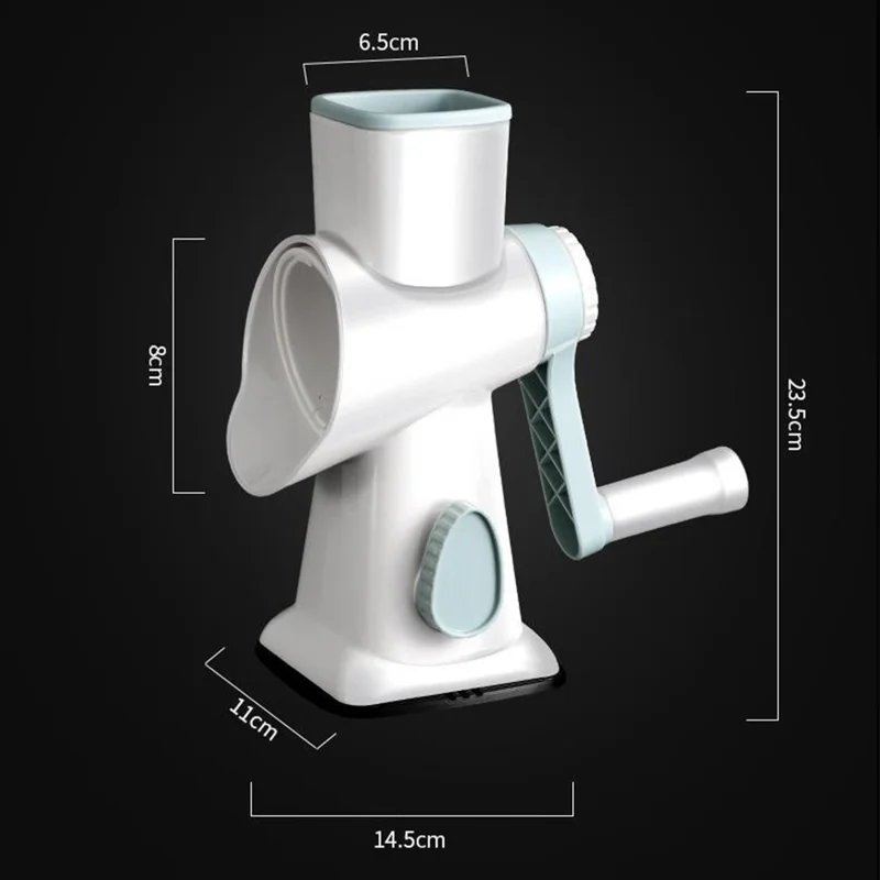 Hand Crank Ice Shaver Machine Snow Cone Maker Home Street Vendors Shaved Ice Crusher (BPA Free, No FDA)