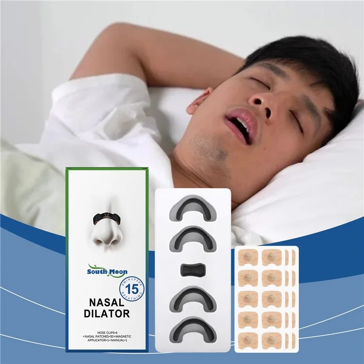 SOUTH MOON SO-B07-0334-03 Nasal Dilator Care Kit Anti Snoring Sleep Aid Relief Nasal Discomfort Tool