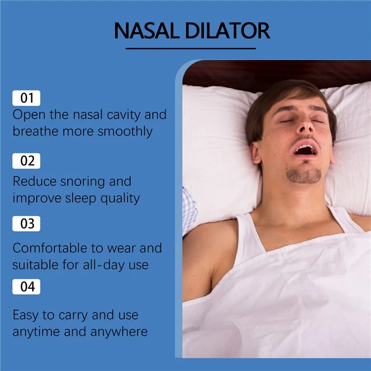 SOUTH MOON SO-B07-0334-03 Nasal Dilator Care Kit Anti Snoring Sleep Aid Relief Nasal Discomfort Tool
