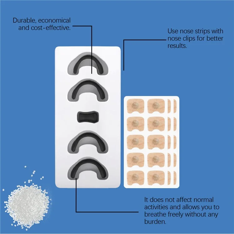 SOUTH MOON SO-B07-0334-03 Nasal Dilator Care Kit Anti Snoring Sleep Aid Relief Nasal Discomfort Tool