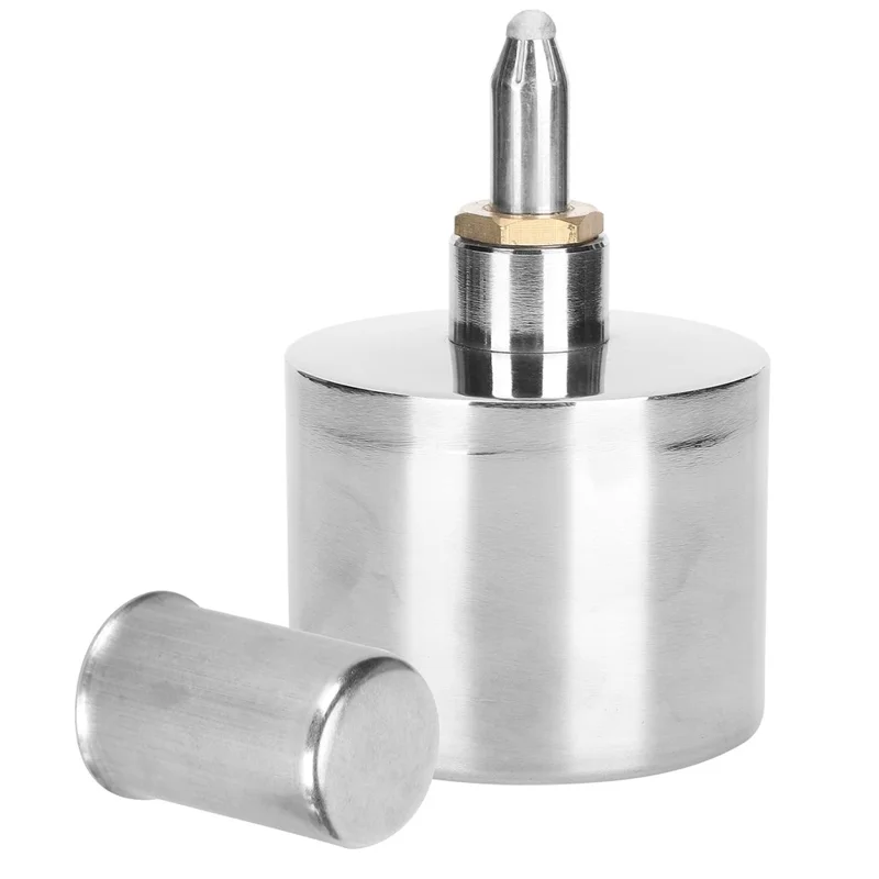 Stainless Steel Alcohol Lamp 200ml Sealed Leakproof Anti-Explosion Laboratory Burner