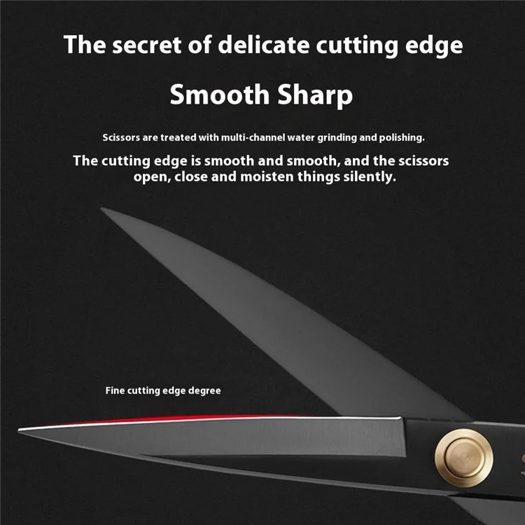 8 Inch Professional Tailoring Scissors Carbon Manganese Steel Fabric Shears for Sewing / Dressmaking / Crafts