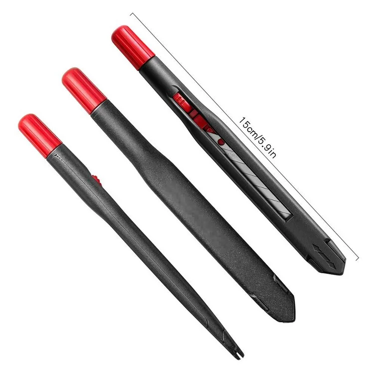 Handheld Precision Craft Knife 30 Degree Retractable Blade Leather Cutting Tool