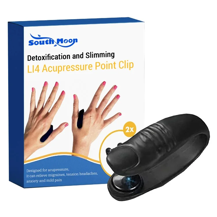 SOUTH MOON SOA06-A200-1-WH1 LI4 Acupressure Point Clip Detoxification and Slimming Body Care Point Clamp