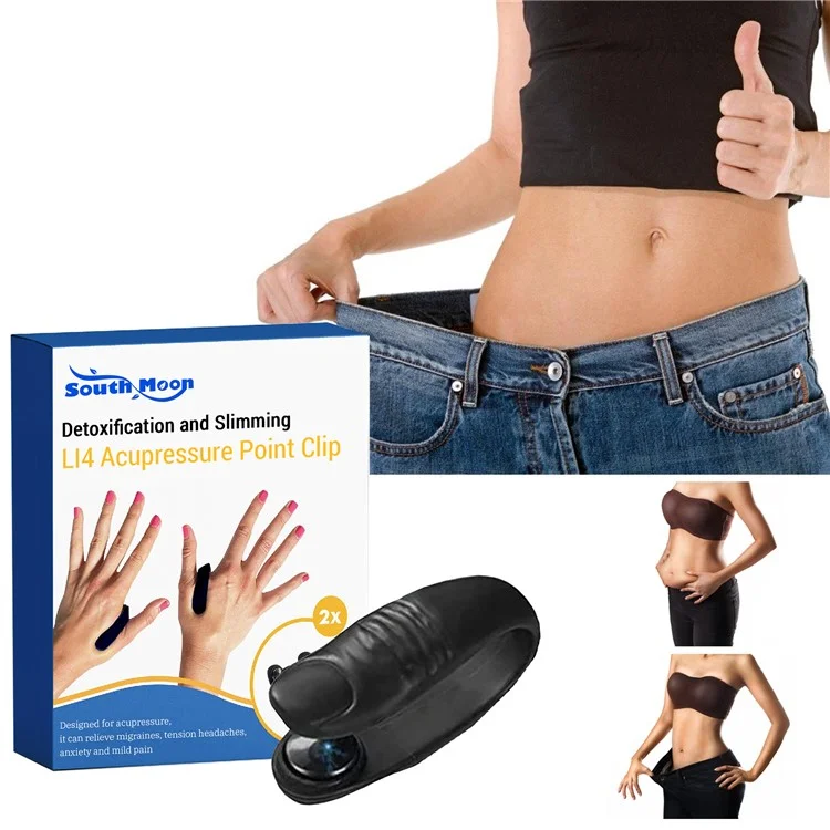 SOUTH MOON SOA06-A200-1-WH1 LI4 Acupressure Point Clip Detoxification and Slimming Body Care Point Clamp