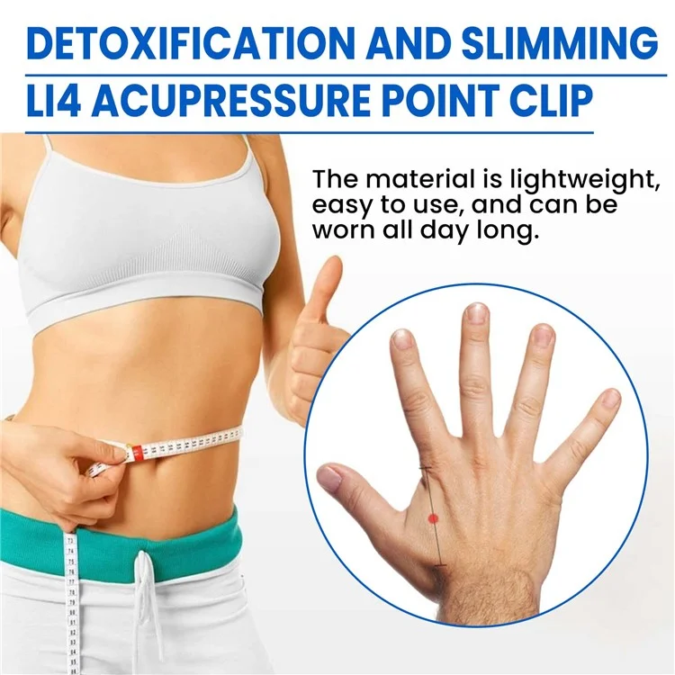 SOUTH MOON SOA06-A200-1-WH1 LI4 Acupressure Point Clip Detoxification and Slimming Body Care Point Clamp