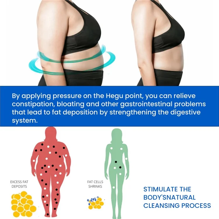 SOUTH MOON SOA06-A200-1-WH1 LI4 Acupressure Point Clip Detoxification and Slimming Body Care Point Clamp