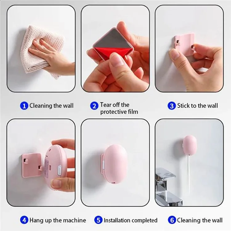 Stérilisateur de brosse à dents portable aux ultraviolets Rechargeable Mini Boîte de stérilisation aux UV pour la maison/les voyages - Rose