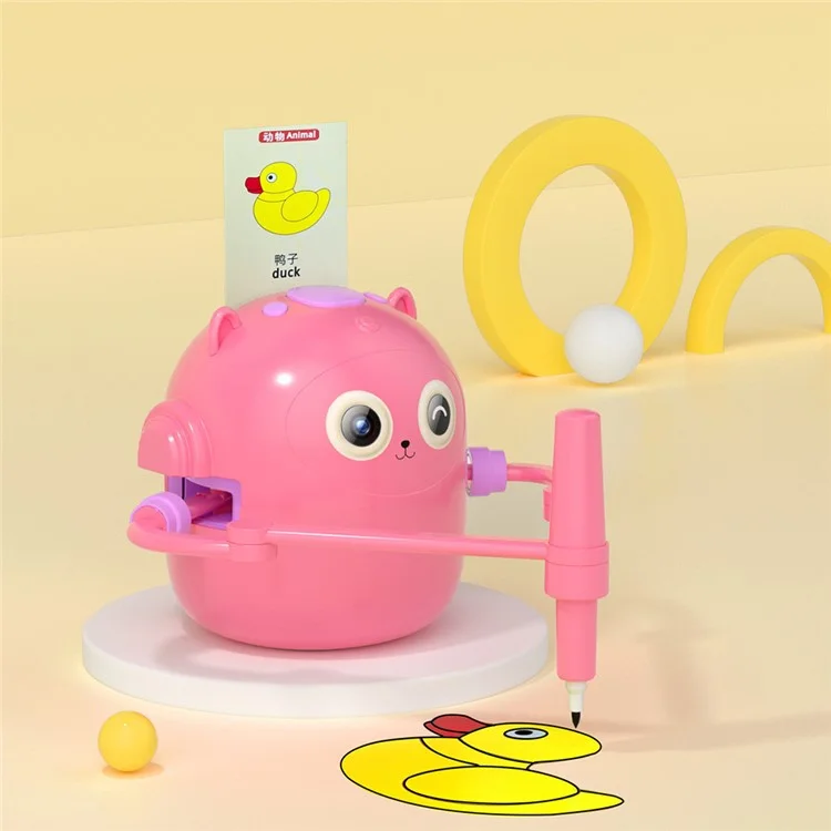 Robot Educativo da Disegno per Bambini - Giocattolo Interattivo di Apprendimento per lo Sviluppo Infantile - Blu