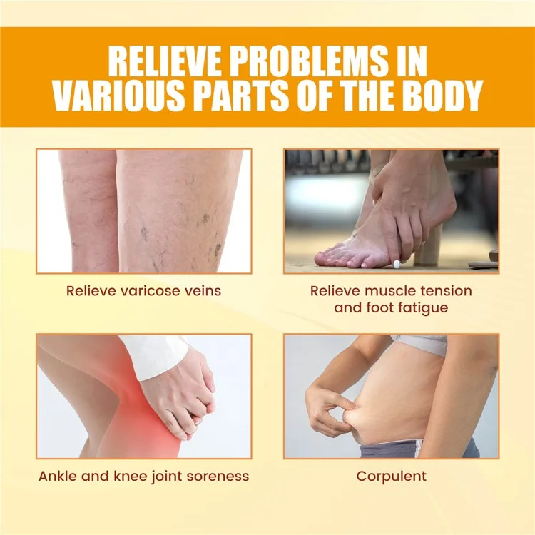 SOUTH MOON SOA08-A087-1-BK1 Ionic Body Shaping Stretch Socks Fatigue Relief Foot Care Socks