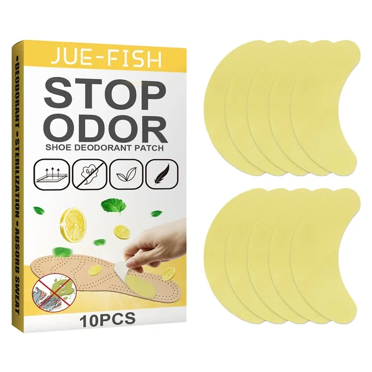 JUE-FISH cct0108cz01 10 Pezzi di Solette Deodoranti per Scarpe Elimina Odori per Sneakers / Scarpe Sportive