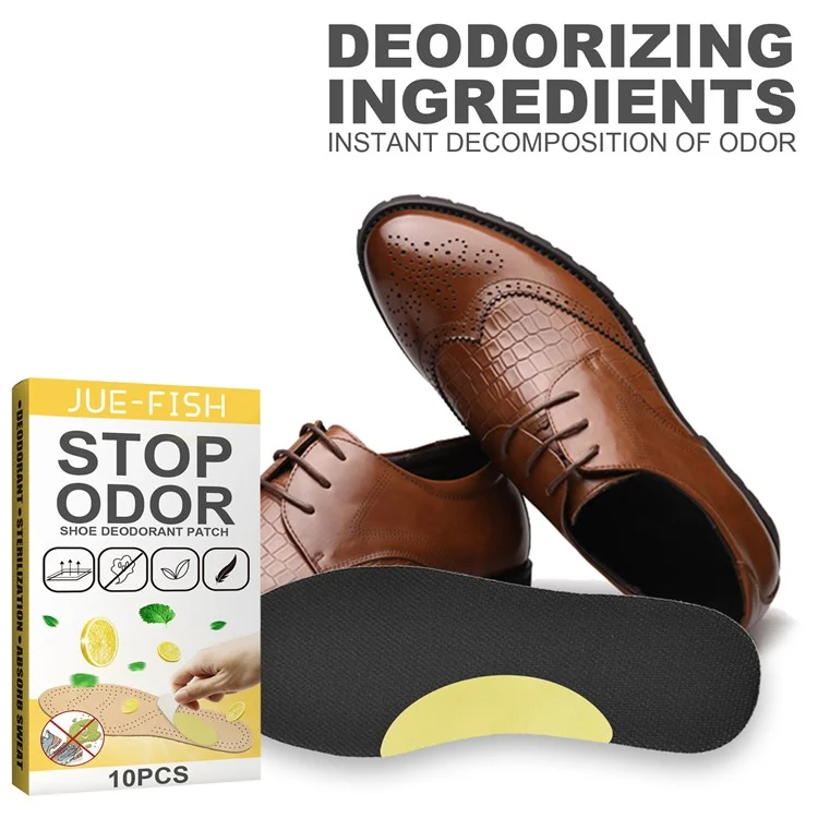 JUE-FISH cct0108cz01 10 Pezzi di Solette Deodoranti per Scarpe Elimina Odori per Sneakers / Scarpe Sportive