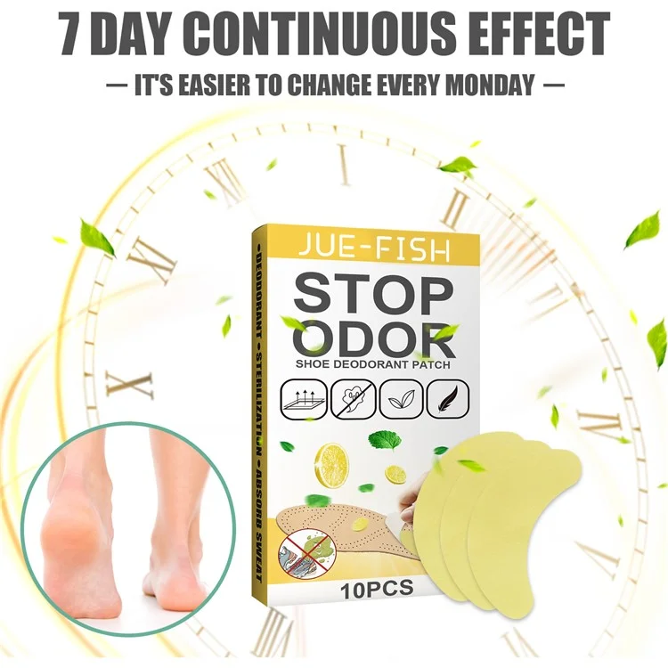 JUE-FISH cct0108cz01 10 Pezzi di Solette Deodoranti per Scarpe Elimina Odori per Sneakers / Scarpe Sportive
