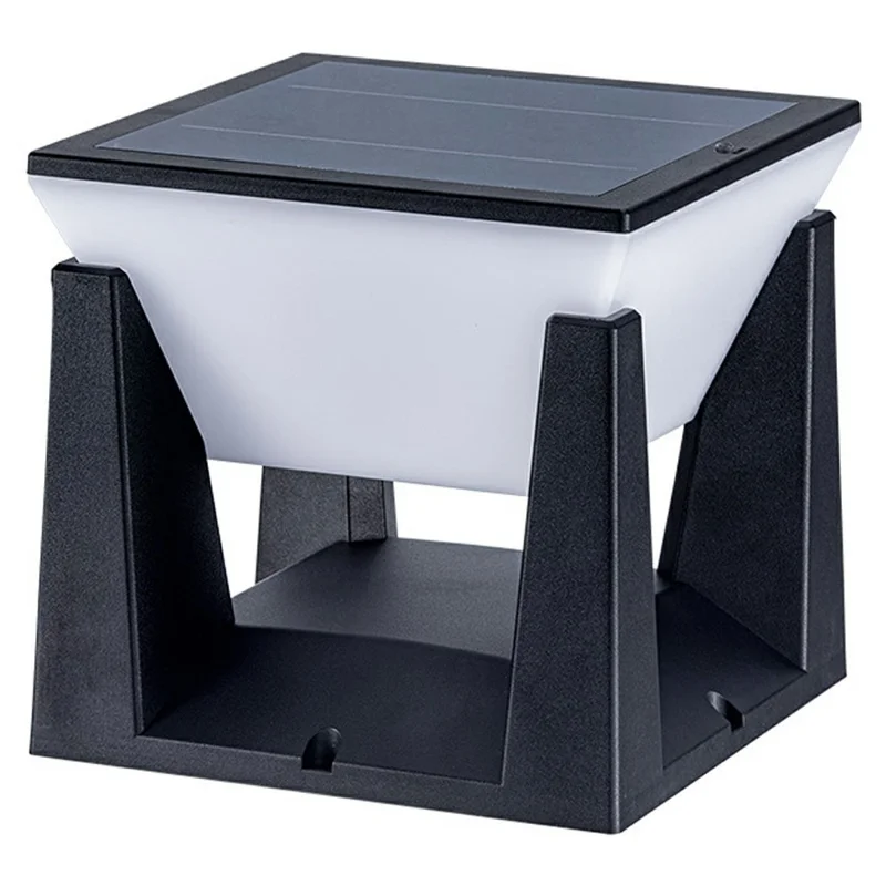 Solar Wall Light Outdoor Waterproof 3 Color Modes Garden Lighting Decorative Ambiance Lamp Square Large