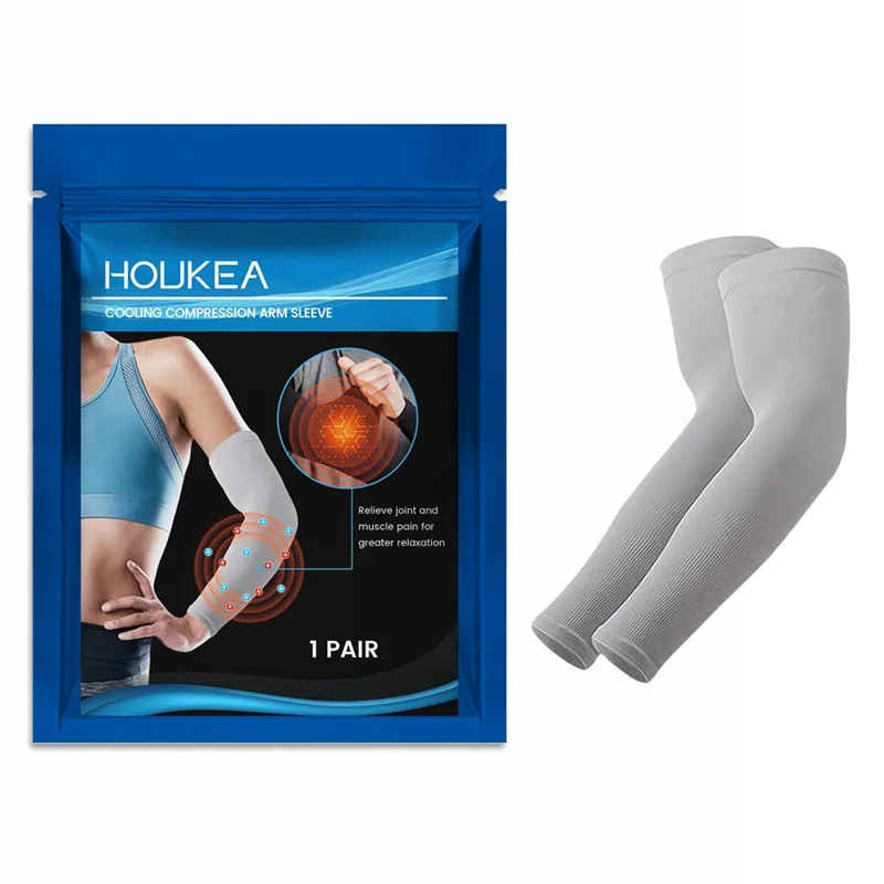 HOUKEA HK-B05-0046-01 Kühlende Kompressions-Armmanschetten zur Linderung von Gelenkbeschwerden / Tägliche pflegende Versorgung
