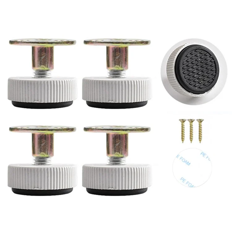 No. 6 4Pcs Furniture Leg Risers Adjustable Height Increasing Pads For Table Bed Chair Legs Elevators No Drilling Required