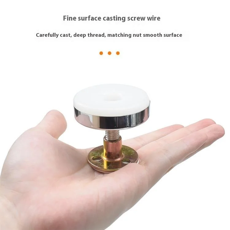 No. 6 4Pcs Furniture Leg Risers Adjustable Height Increasing Pads For Table Bed Chair Legs Elevators No Drilling Required