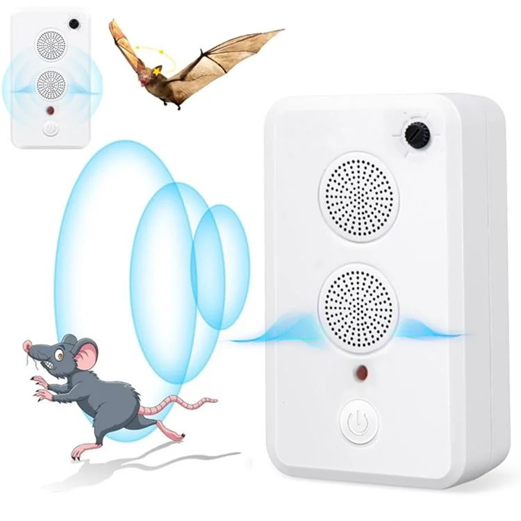 JL-217S Portable Rechargeable Ultrasonic Pest Repeller Electronic Rodent Deterrent for Mice  /  Bats  /  Rats