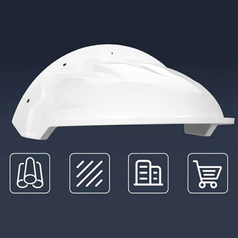 Security Camera Rain Cover Camera Sun Shield Outdoor Camera Protective Roof for Dome Type Surveillance Camera