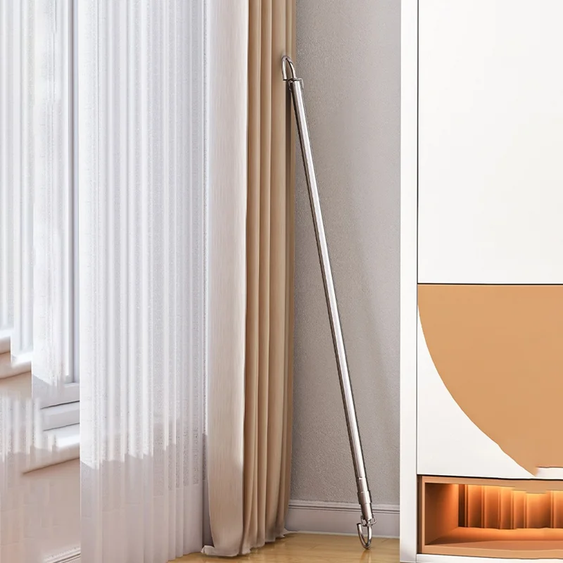 KB02C Retractable Clothes Drying Rack For Balcony Indoor Stainless Steel Laundry Rod Adjustable 4 Levels 105-200cm