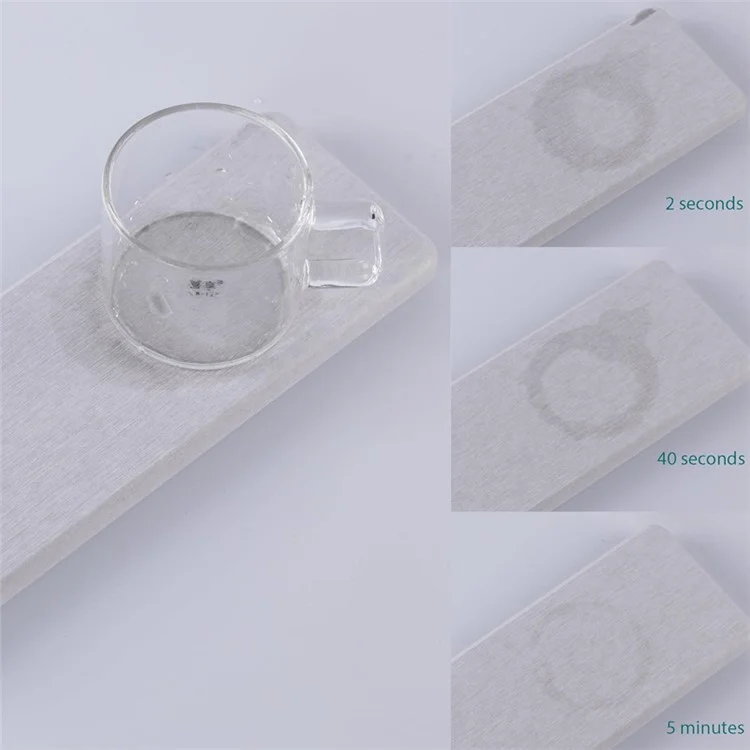 4Pcs / Set Diatomite Absorbent Coasters Kitchen Soap Dish Liquid Dispenser Holder Plant Pot Drying Mat - White