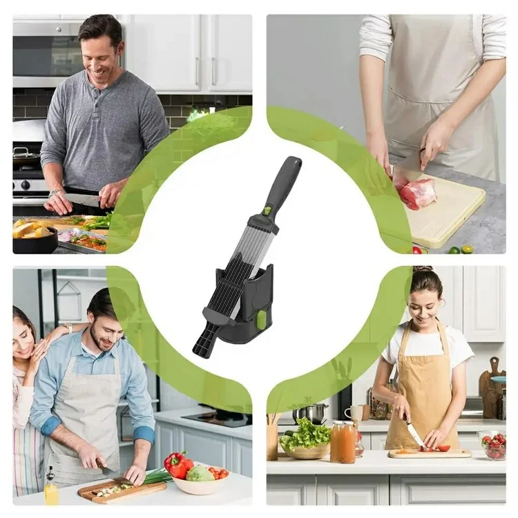 Manual Meat Slicer for Beef Pork Lamb Stainless Steel Meat Shredder Kitchen Gadget (BPA Free, No FDA) - Black