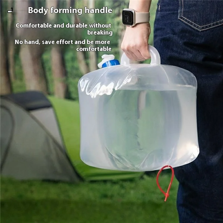 5L Collapsible Water Container with Tap Portable LDPE Water Bag for Emergency / Camping (BPA Free, with FDA)
