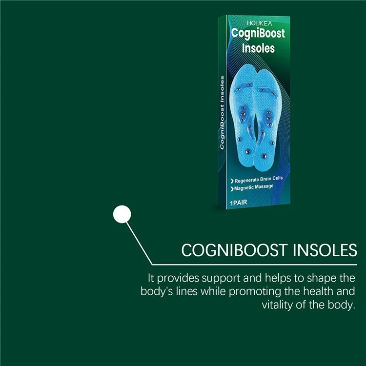 HOUKEA HK-B05-0050-01 1 Pair Insoles Comfort Cushioning / Breathable / Foot Care