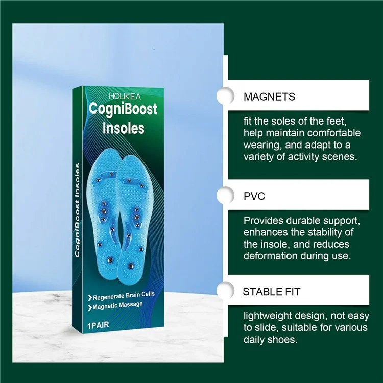 HOUKEA HK-B05-0050-01 1 Pair Insoles Comfort Cushioning / Breathable / Foot Care