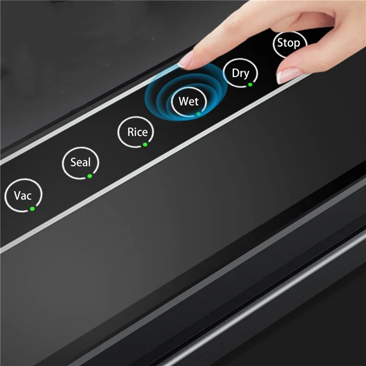 Food Packaging Vacuum Sealer Automatic Sealing Machine with 30 Textured Bags - EU Plug