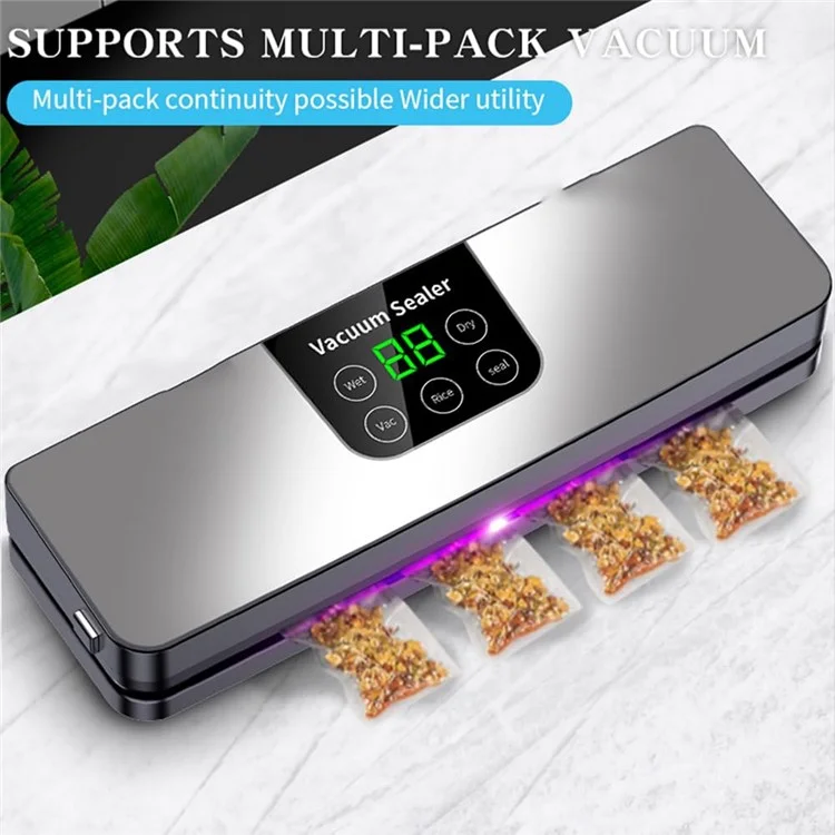 Home Automatic Vacuum Sealer Food Preservation Machine with 30 Vacuum Bags - EU Plug
