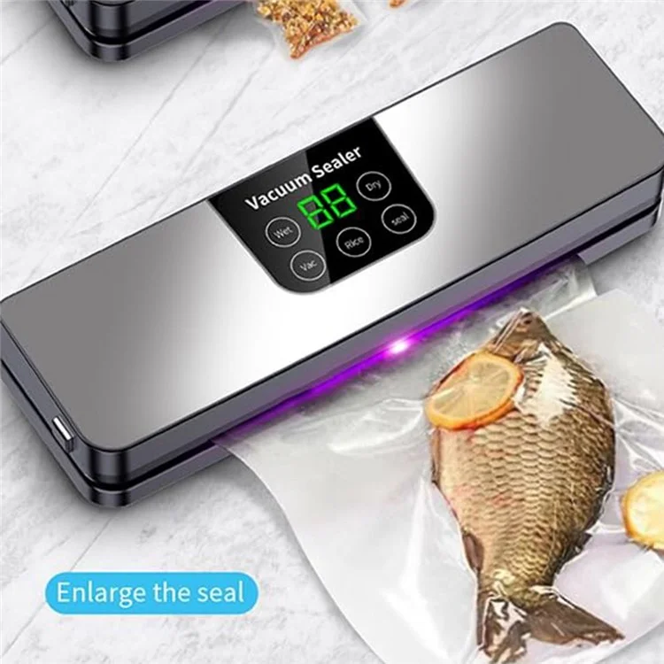 Home Automatic Vacuum Sealer Food Preservation Machine with 30 Vacuum Bags - EU Plug
