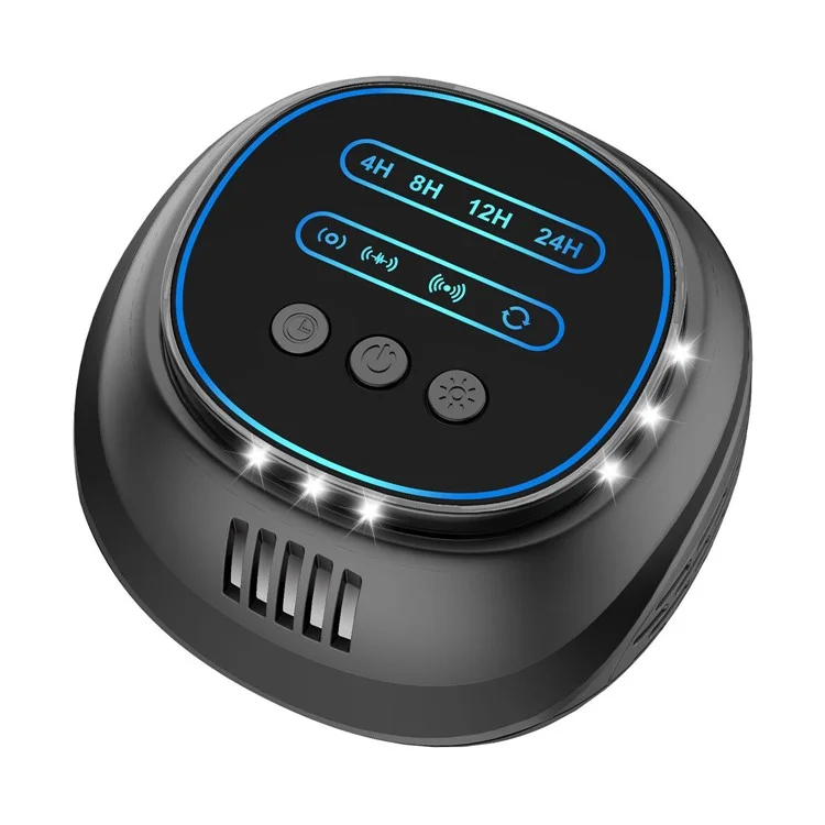 B01 4 Modes High Power Ultrasonic Pest Repeller with Timer Flashing Light for Mice / Rats / Cockroaches - Black