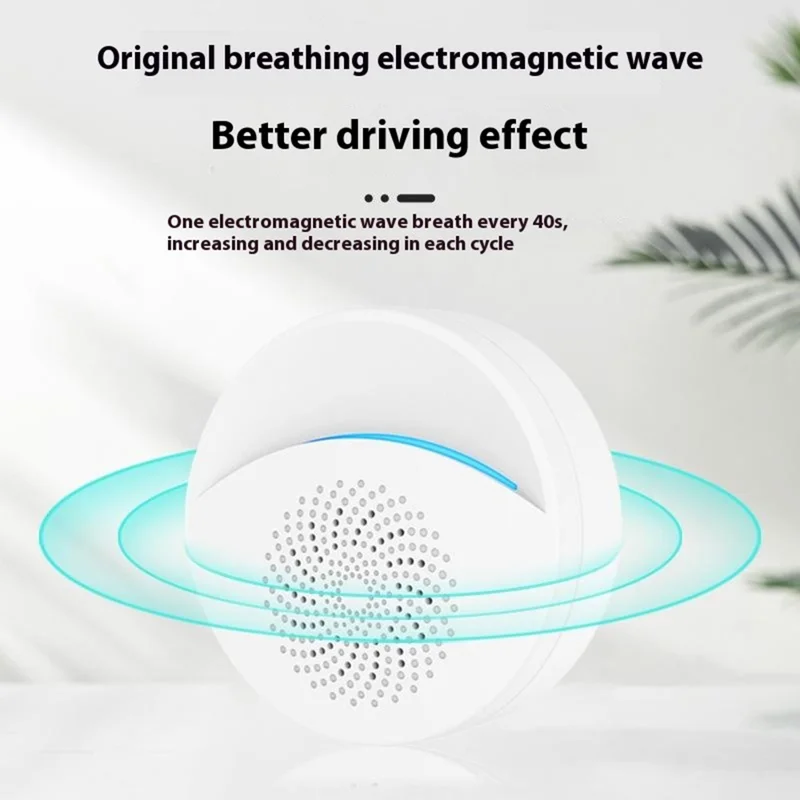 314 Ultrasonic Pest Repeller for Home Indoor Mini Mosquito Repellent Mite Remover Insect Mouse Repeller - UK Plug