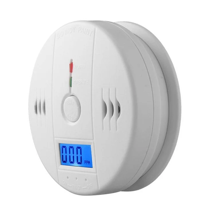 XY-602 Accurate Carbon Monoxide Detector Battery Powered CO Poisonous Toxic Gas Sensor Monitor with LCD Display Easy to Read (English Version)
