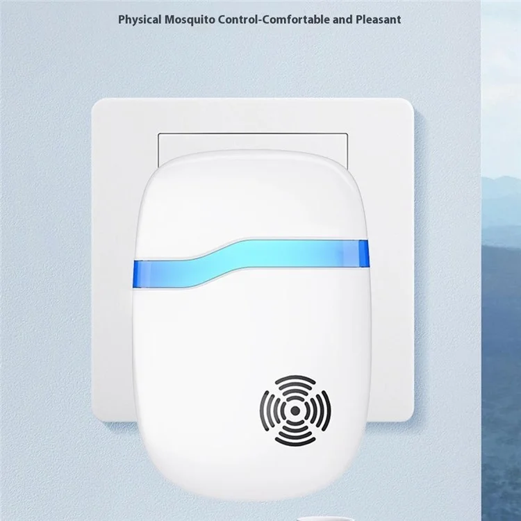 313 6Pcs Ultrasonic Pest Repeller Multifunction Electronic Repellent for Mice / Mosquitoes / Insects - US Plug