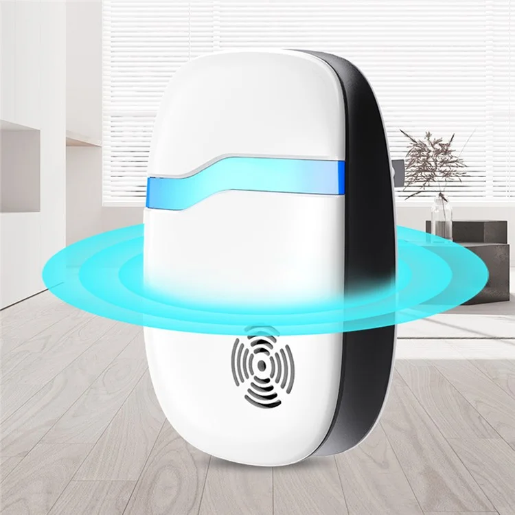 313 6Pcs Ultrasonic Pest Repeller Multifunction Electronic Repellent for Mice / Mosquitoes / Insects - US Plug
